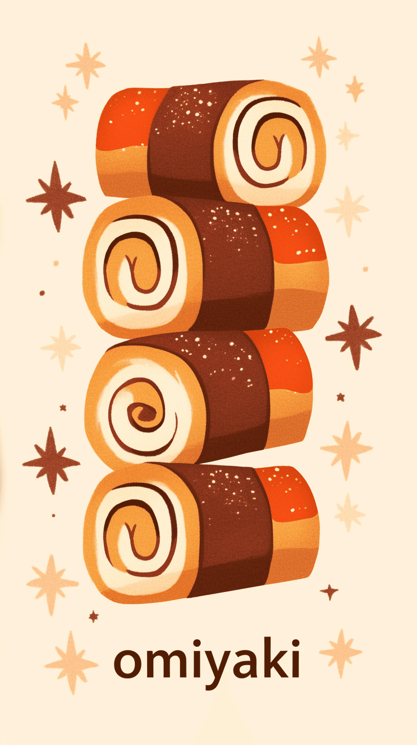 Swiss Roll original repeating artwork