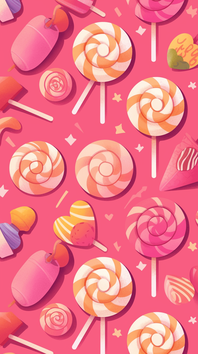 Lollipop 004 original repeating artwork