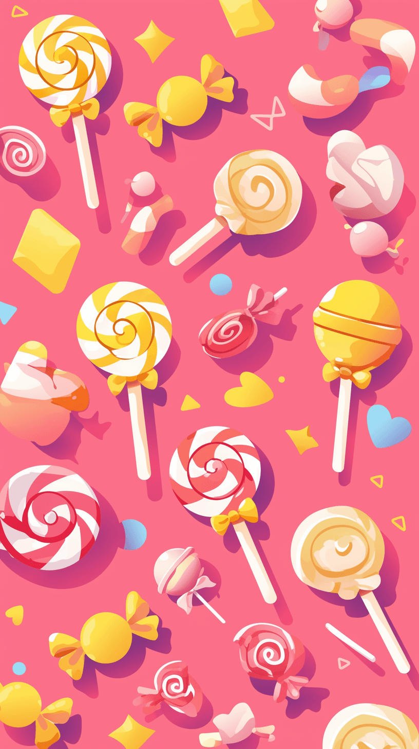 Lollipop original repeating artwork