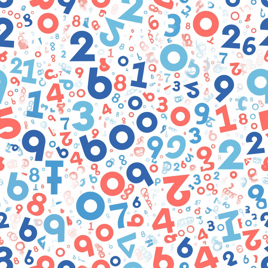 Geo Number 179 original repeating artwork