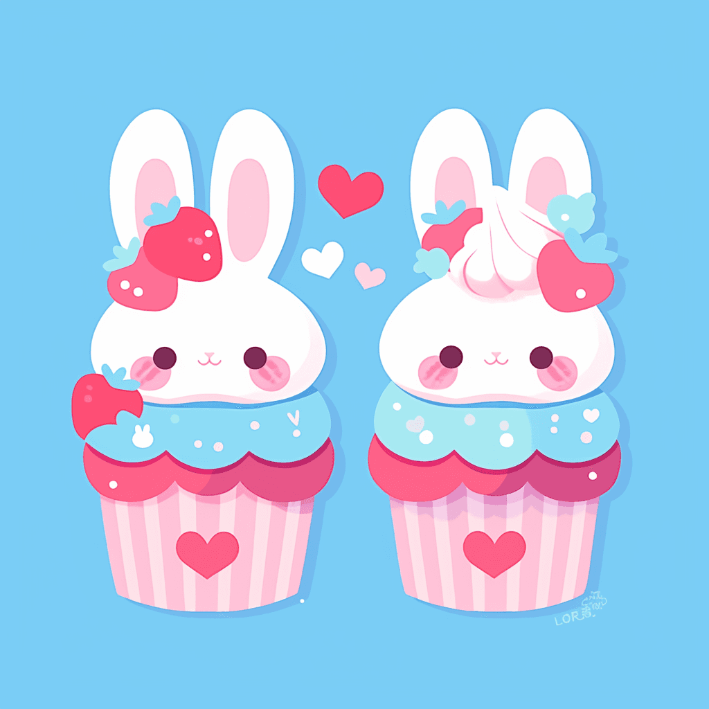 Bunny Twilight original repeating artwork