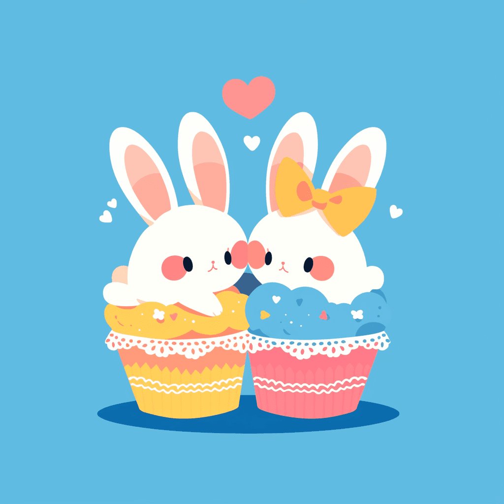 Bunny Subway original repeating artwork