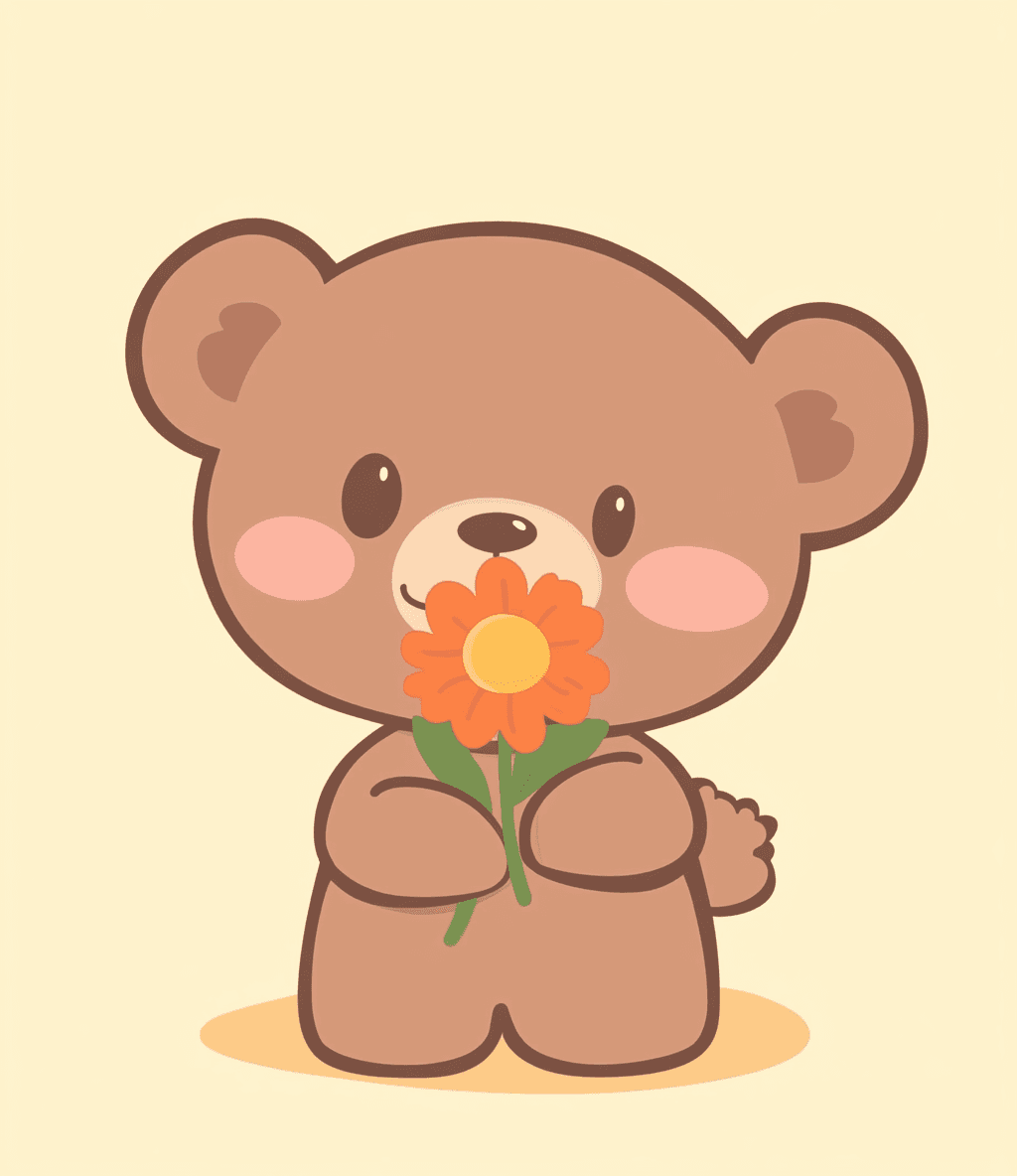 Bear Road original repeating artwork
