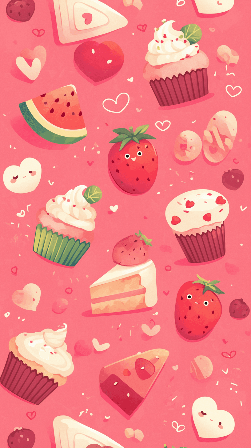 Cake Beats original repeating artwork