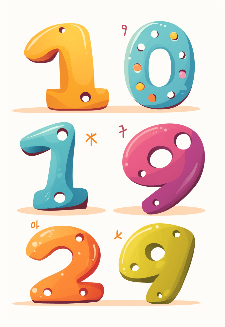 Geo Number 128 original repeating artwork