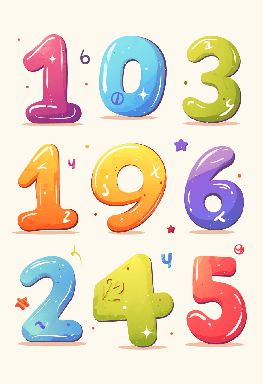 Geo Number 585 original repeating artwork