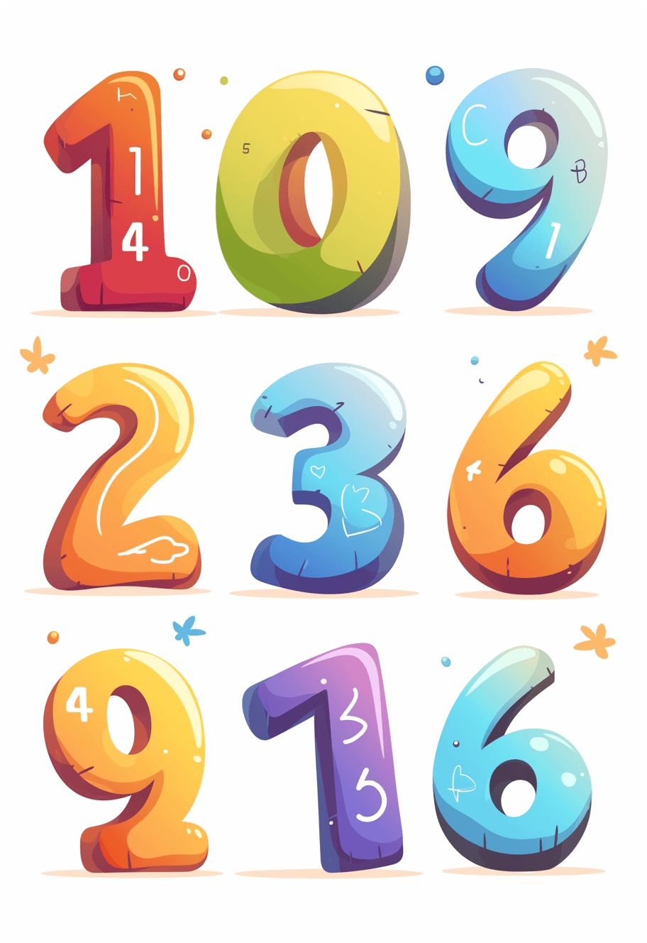 Geo Number 437 original repeating artwork