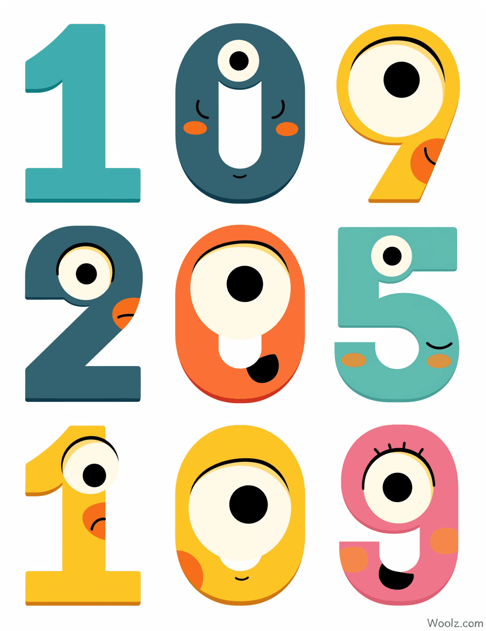 Geo Number 298 original repeating artwork