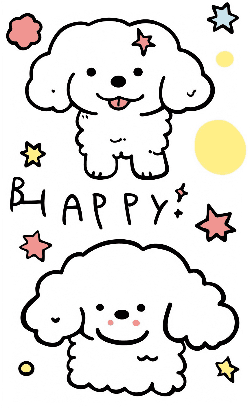 Puppy Jam original repeating artwork