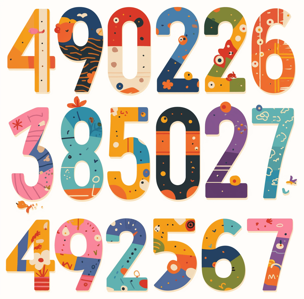 Geo Number 148 original repeating artwork