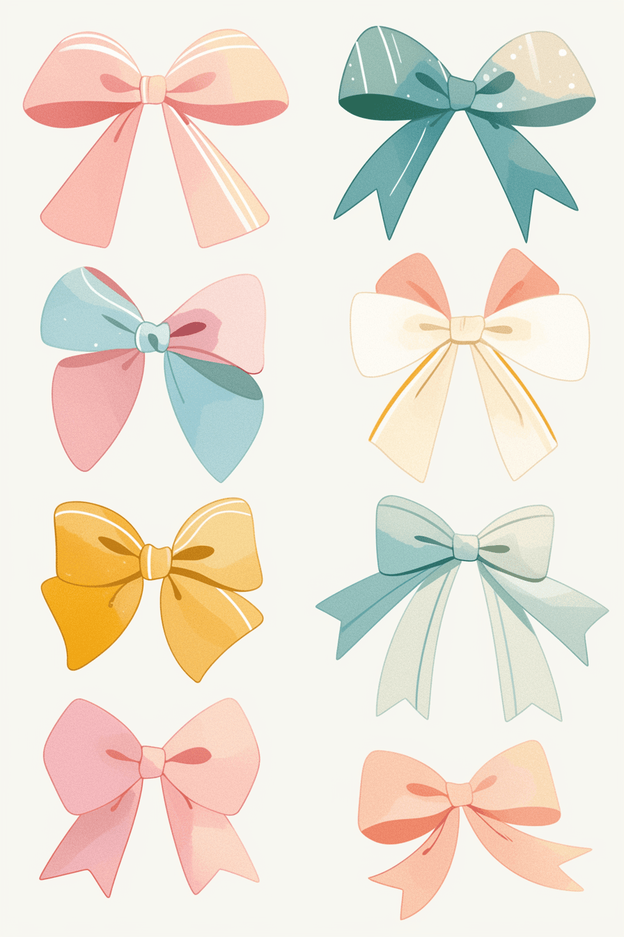 Bow Bold original repeating artwork