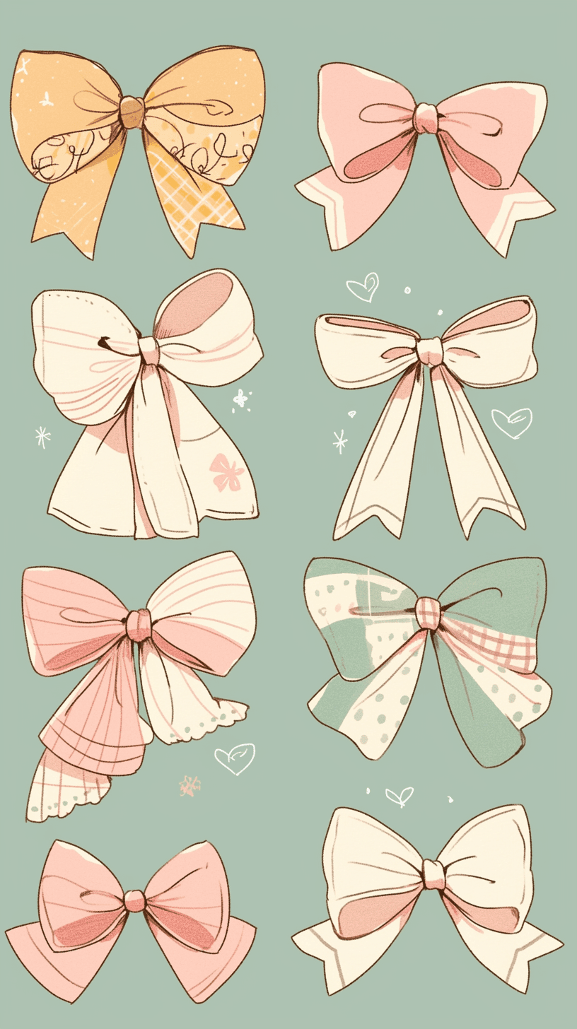 Bow 165 original repeating artwork