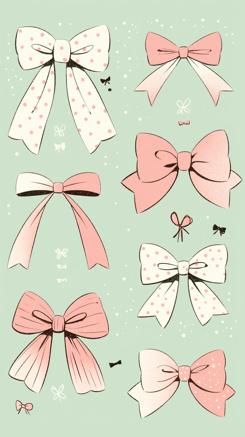 Bow 129 original repeating artwork