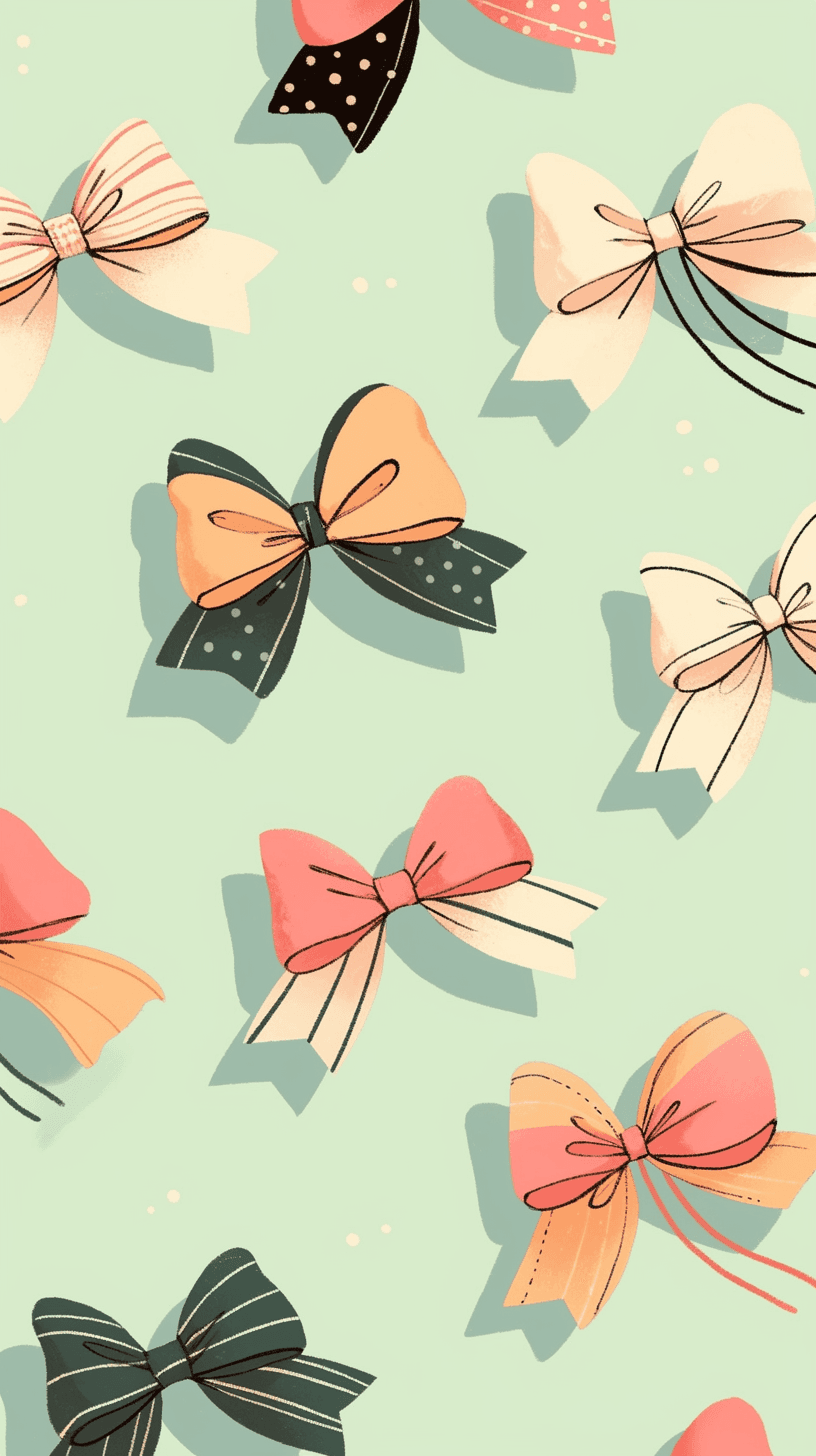 Bow 068 original repeating artwork
