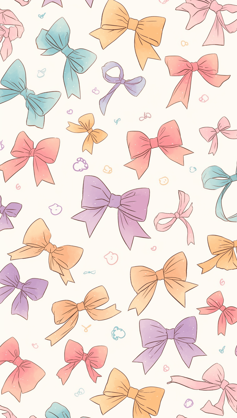 Bow Ride original repeating artwork