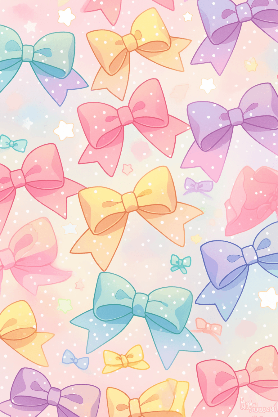 Bow Buzz original repeating artwork