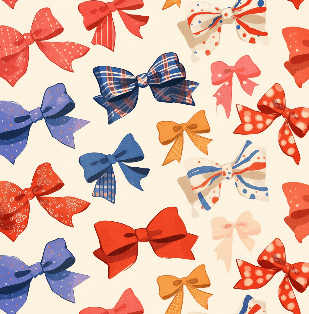 Bow 091 original repeating artwork