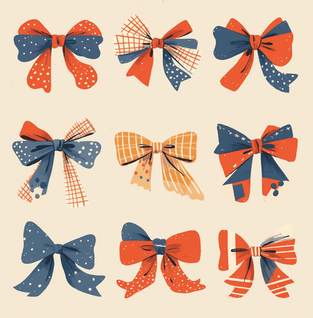 Bow 351 original repeating artwork