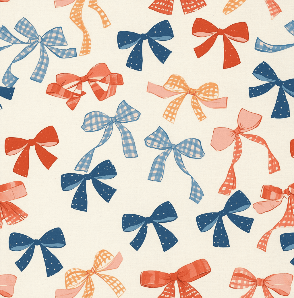 Bow Shine original repeating artwork