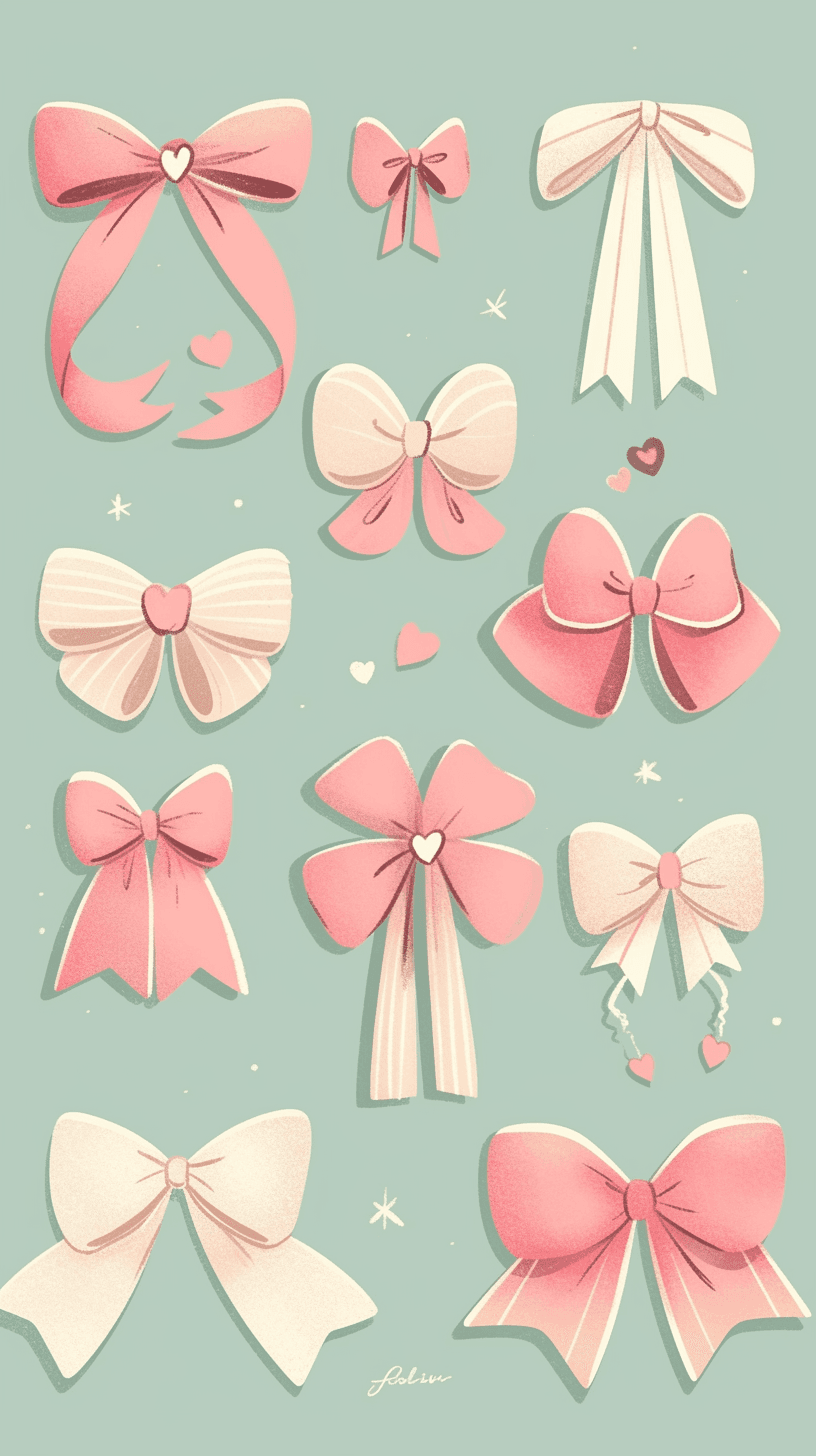 Bow 844 original repeating artwork