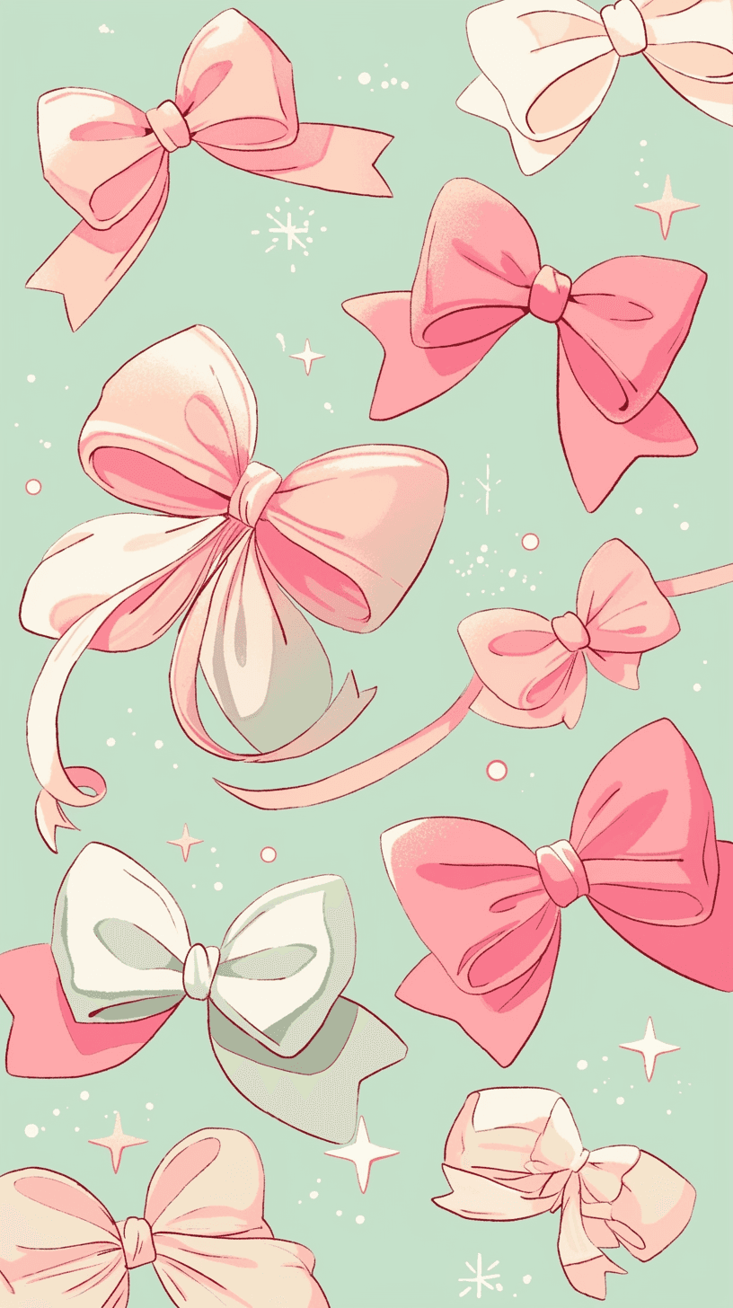 Bow 586 original repeating artwork