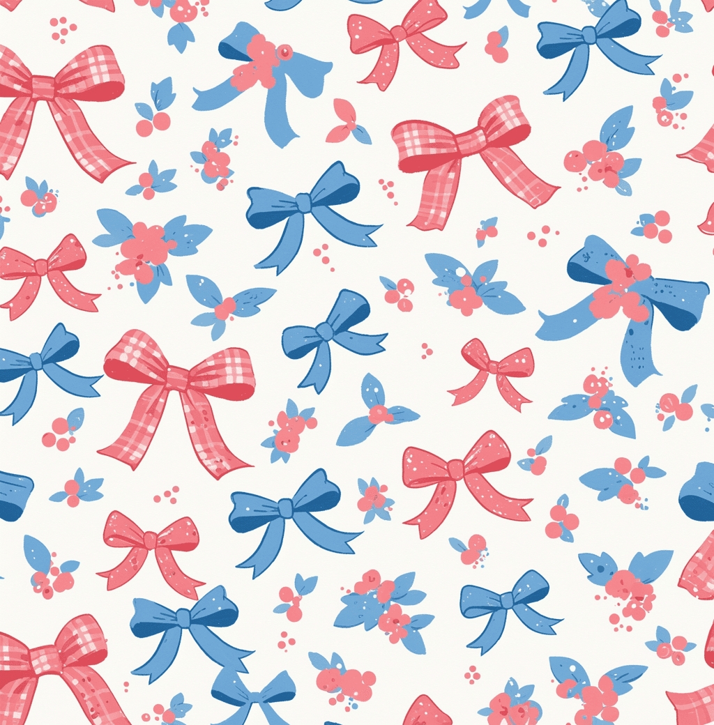 Bow 048 original repeating artwork