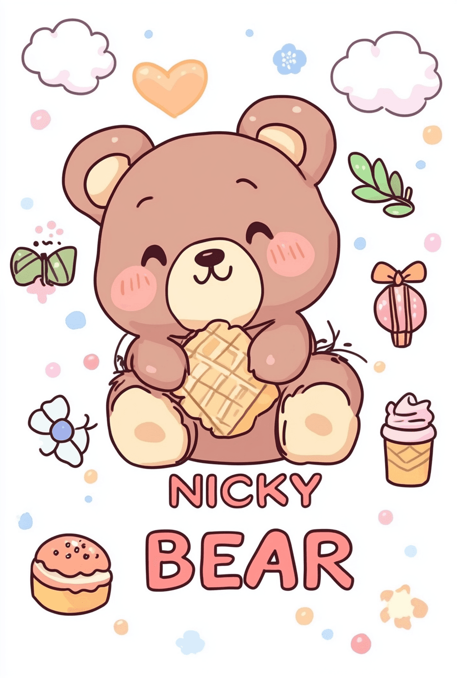 Bear 545 original repeating artwork