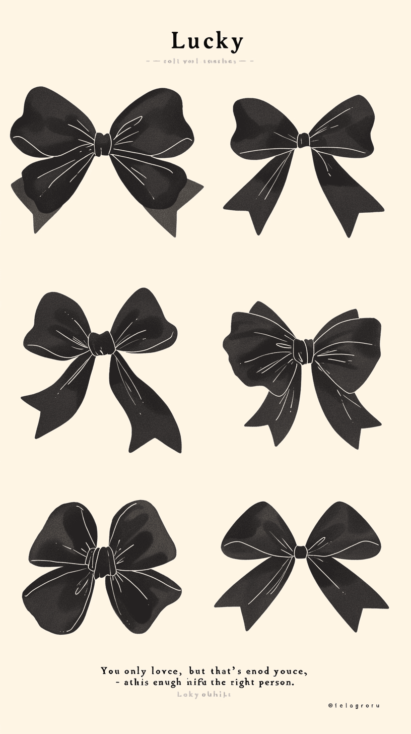 Bow Bounce original repeating artwork