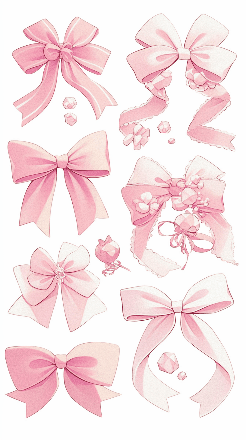 Bow 034 original repeating artwork
