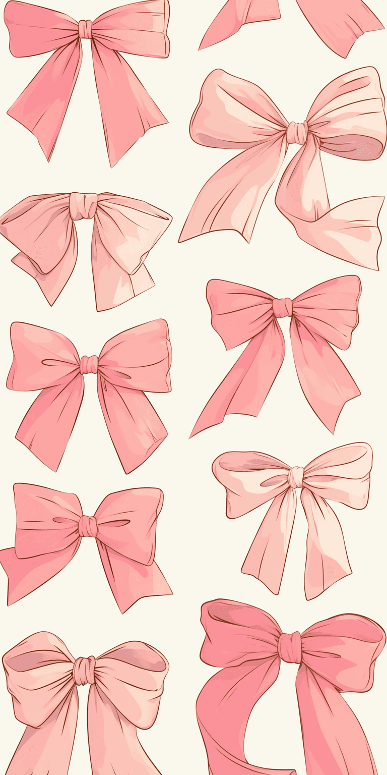 Bow Neon original repeating artwork
