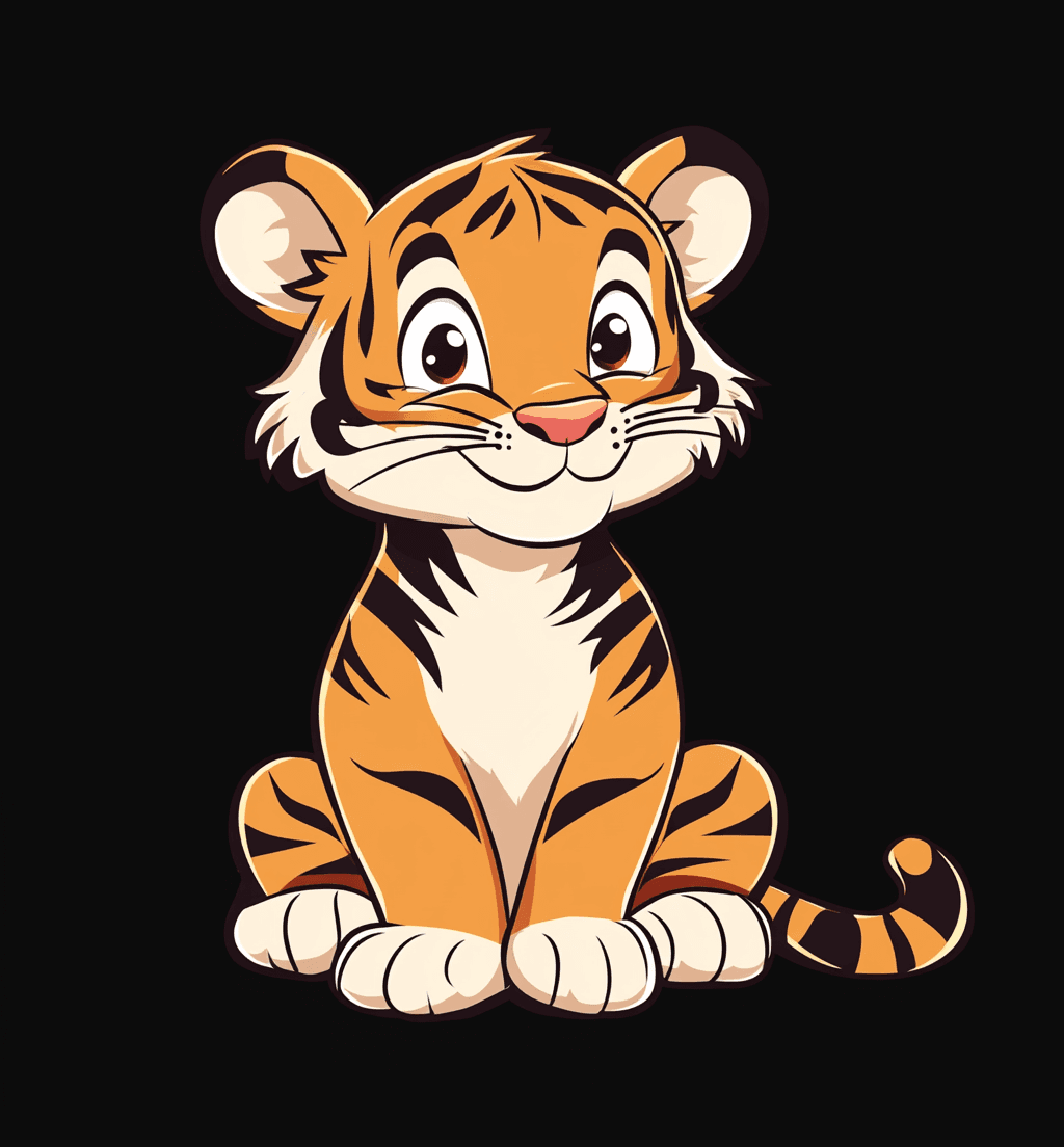Tiger Rhythm original repeating artwork