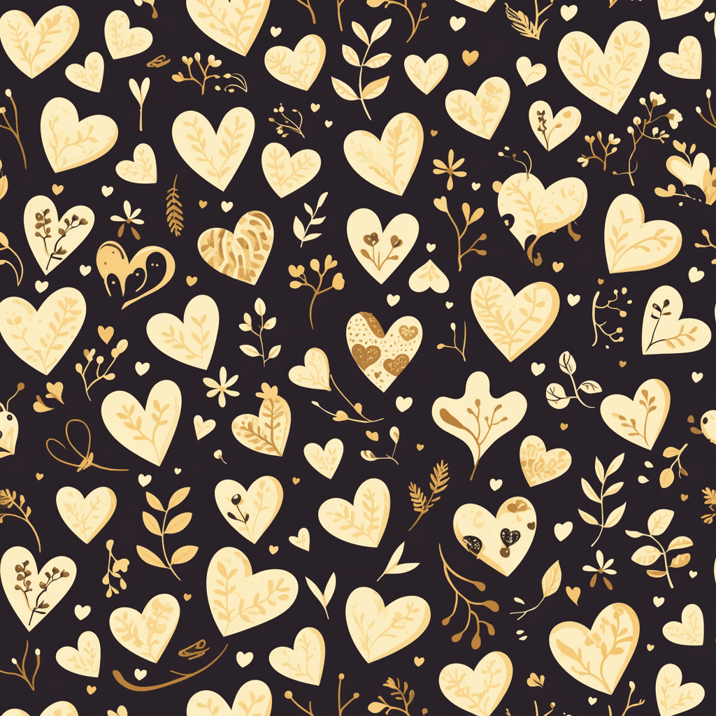 Heart 509 original repeating artwork