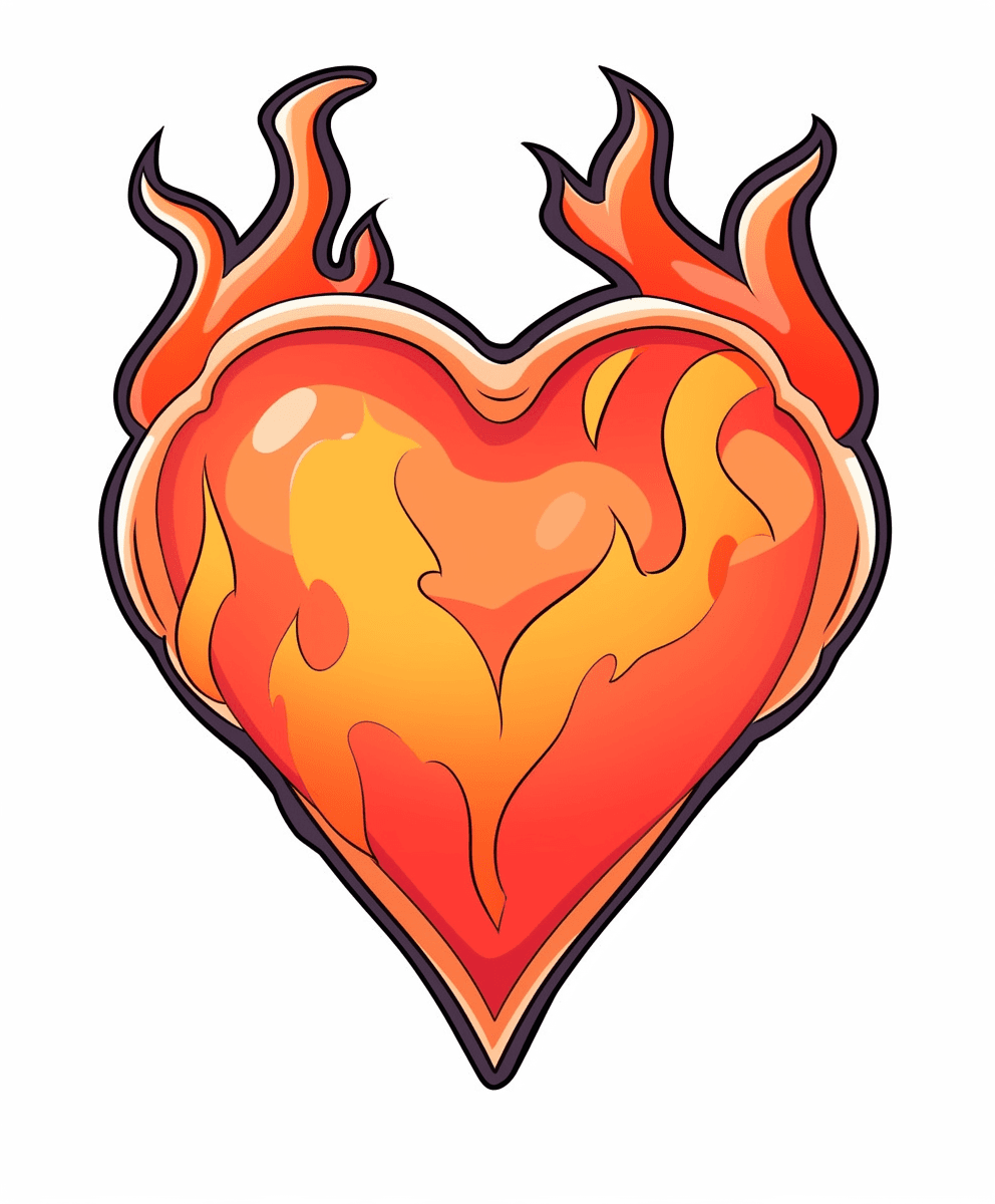 Heart 442 original repeating artwork