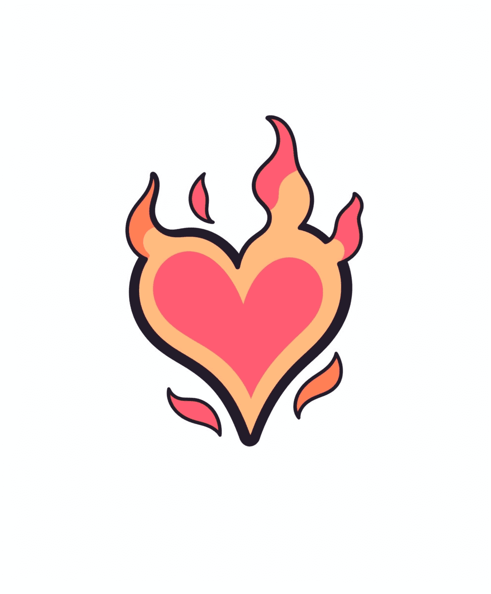 Heart 285 original repeating artwork