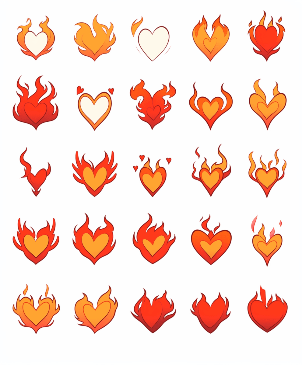 Heart 183 original repeating artwork