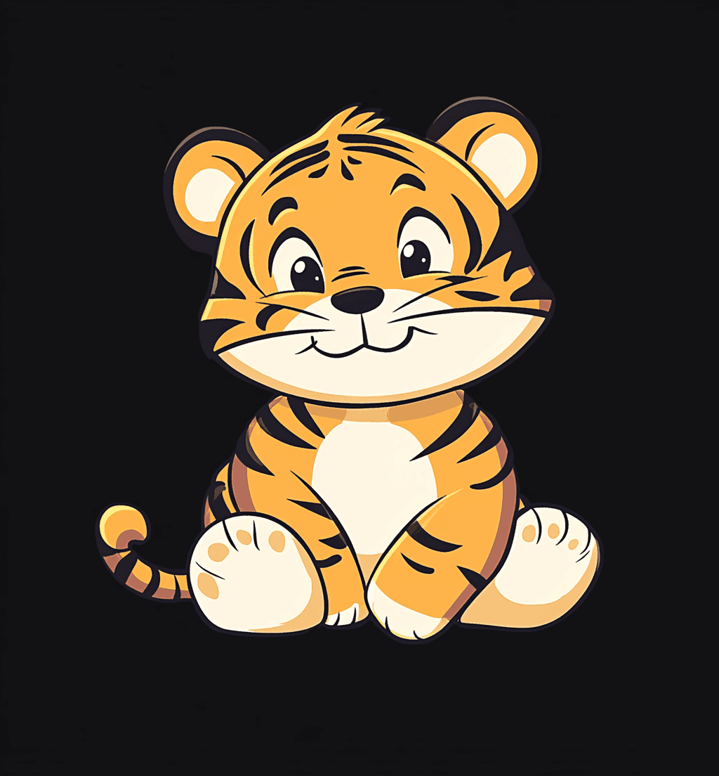 Tiger Blast original repeating artwork