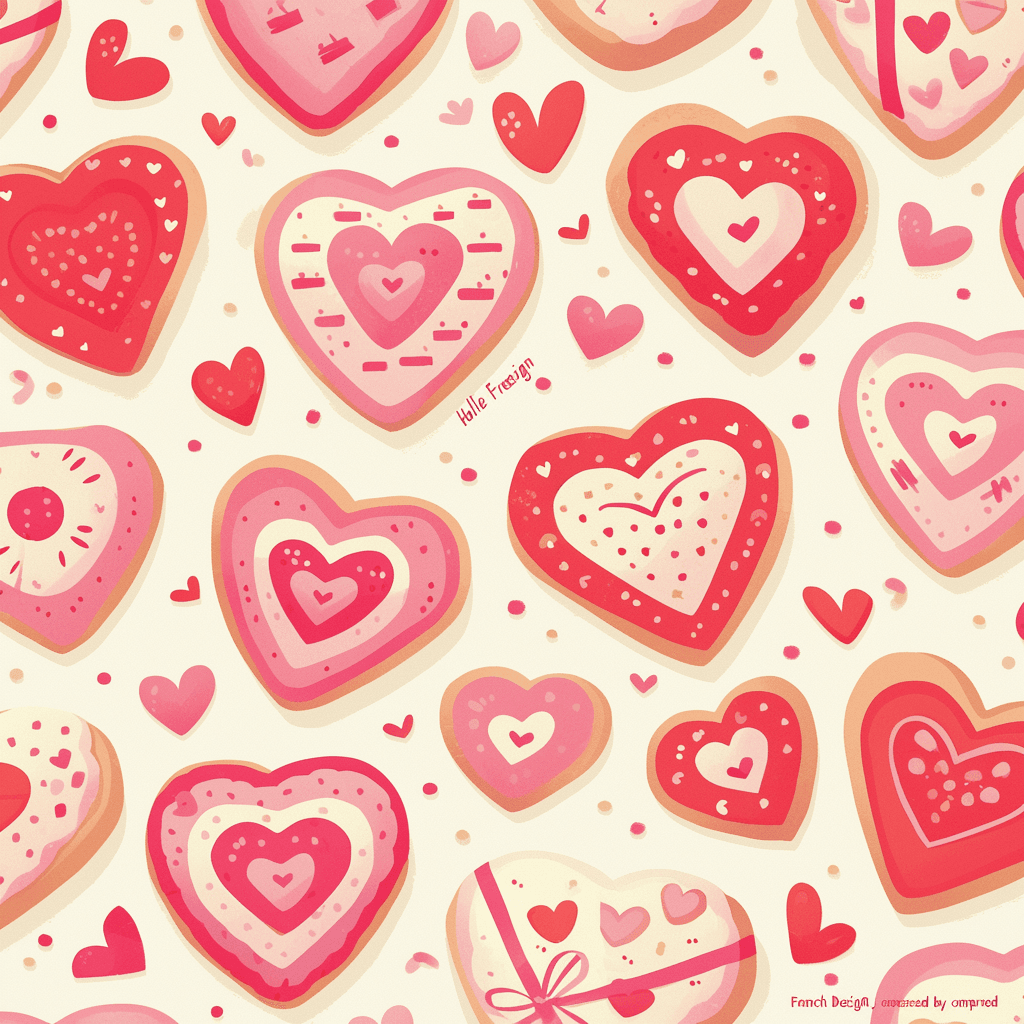 Heart 371 original repeating artwork