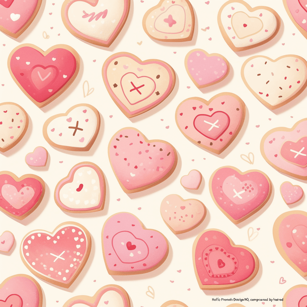 Heart 284 original repeating artwork