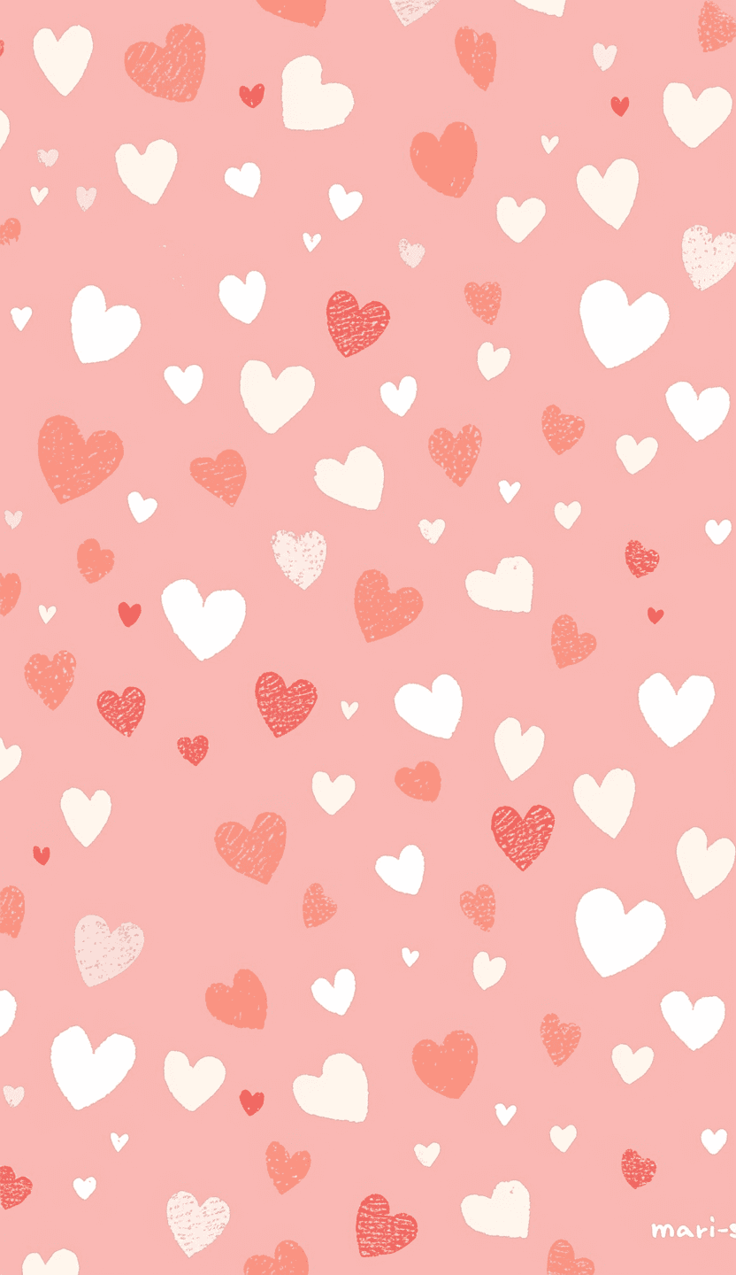 Heart 444 original repeating artwork