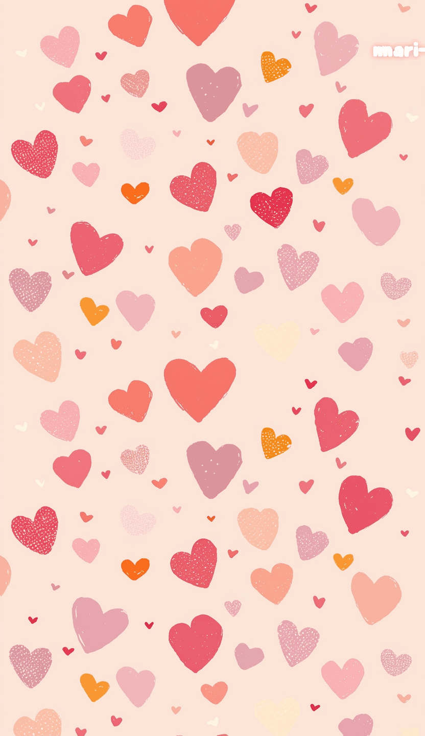Heart Valley original repeating artwork