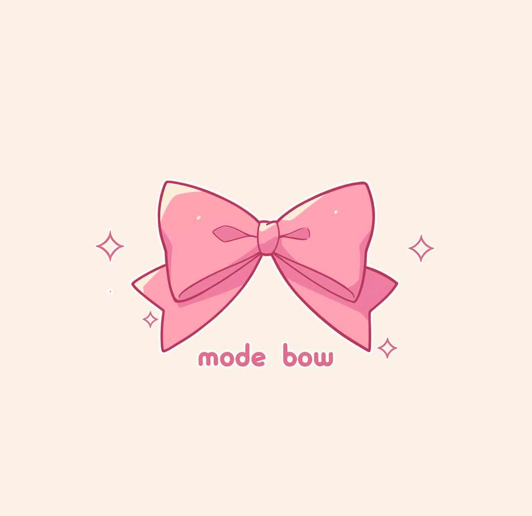 Bow Zip original repeating artwork