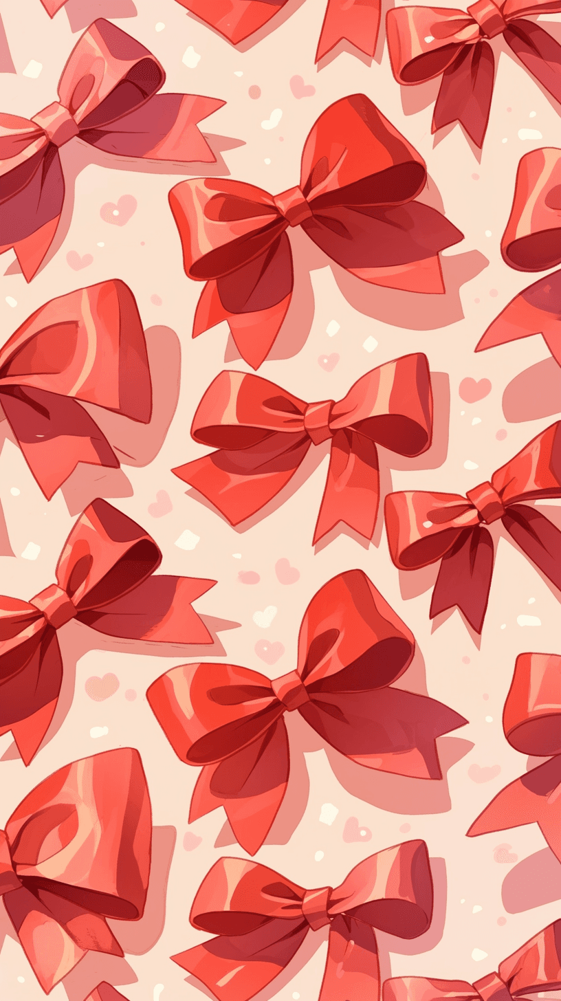 Bow Autumn original repeating artwork