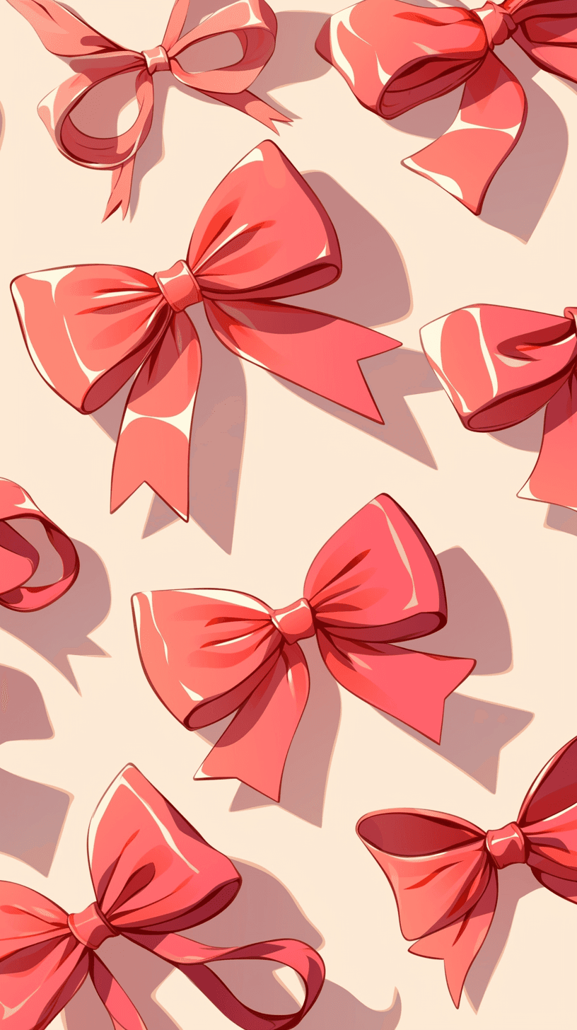 Bow Evening original repeating artwork