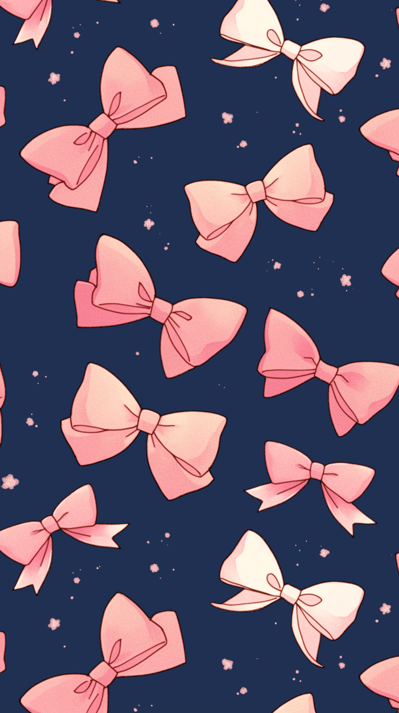 Bow Play original repeating artwork