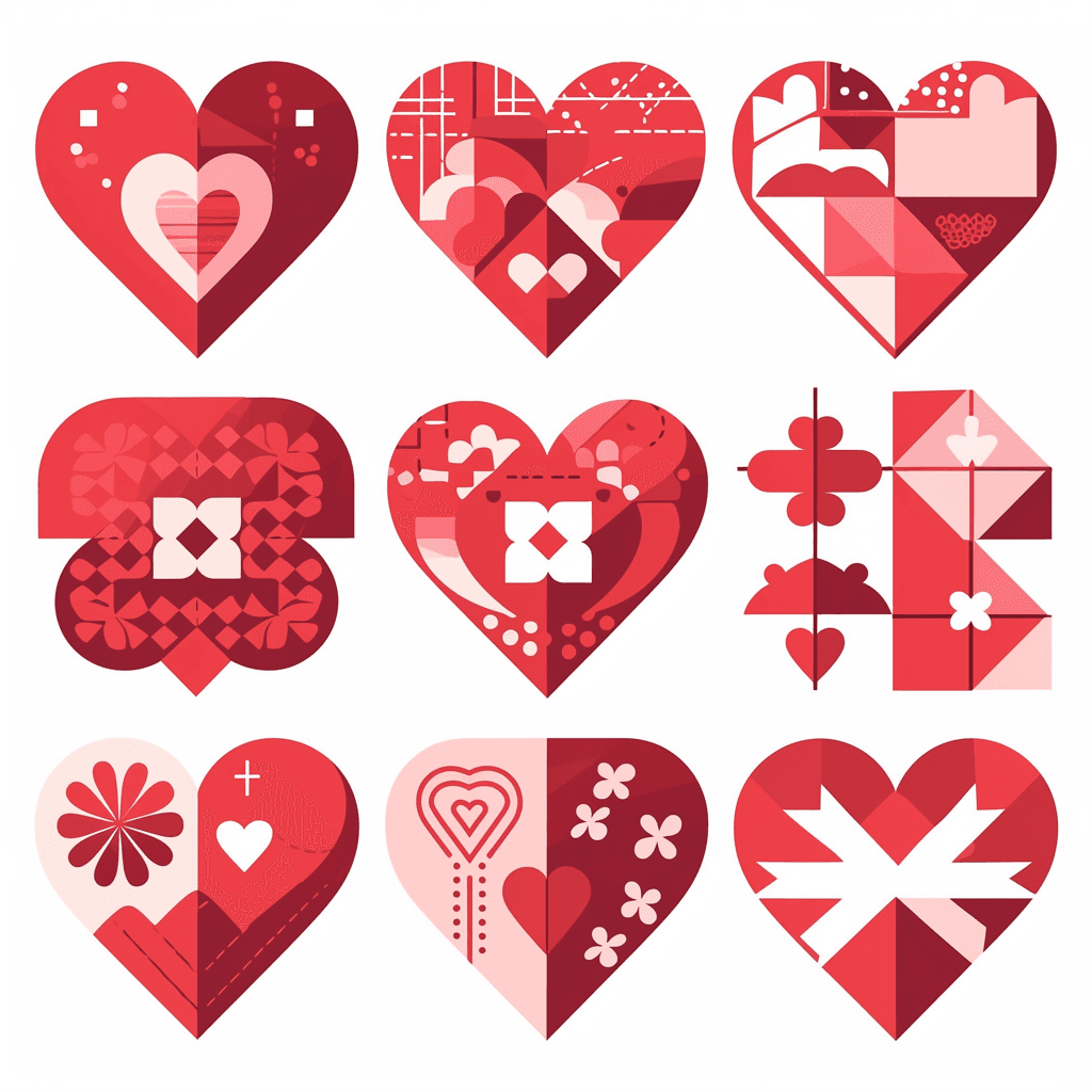 Heart 333 original repeating artwork