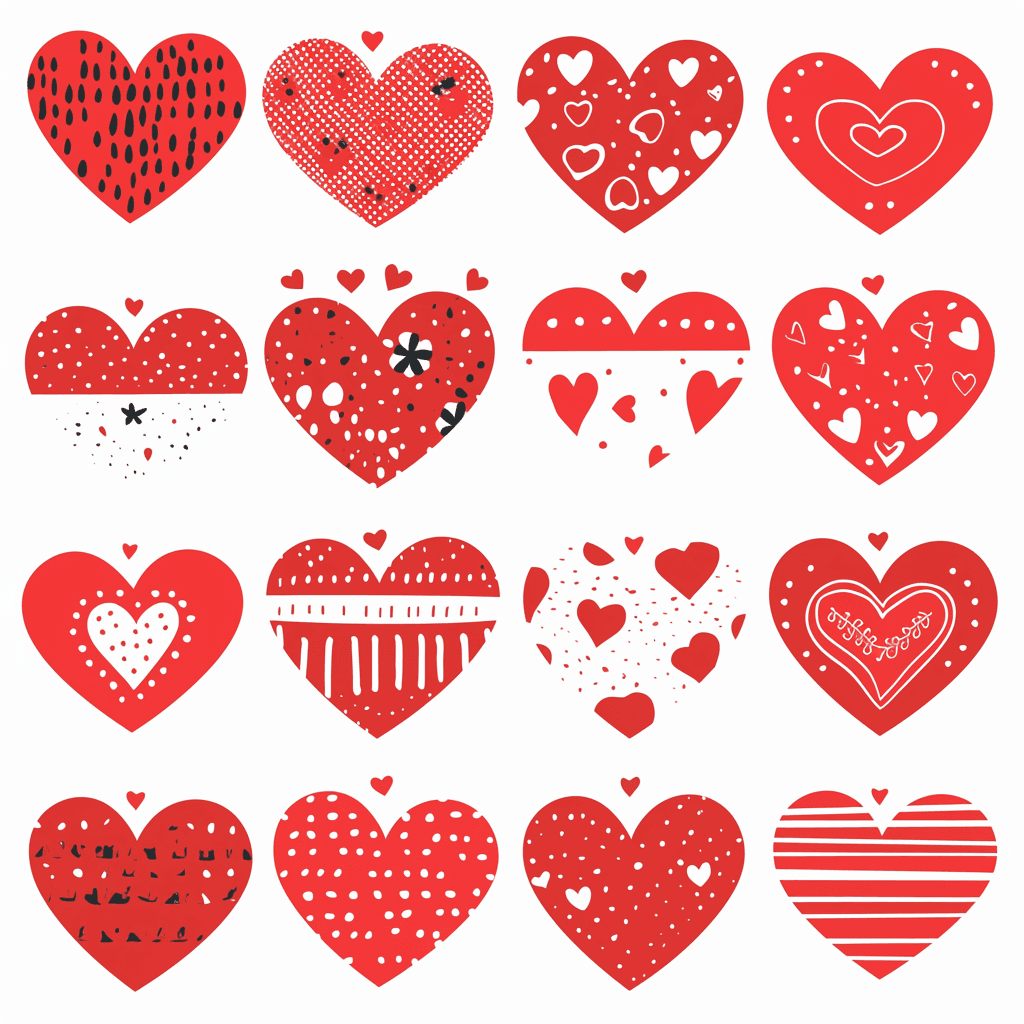 Heart 257 original repeating artwork