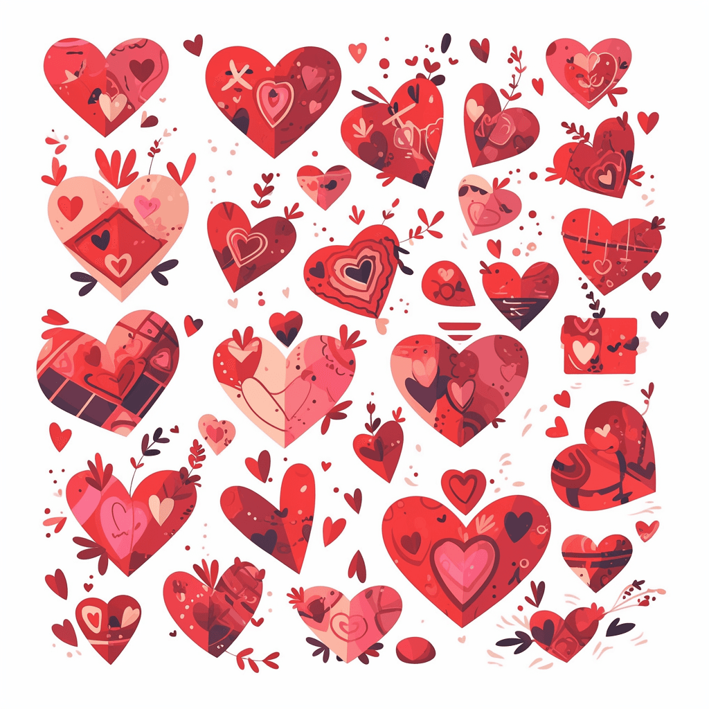 Heart 218 original repeating artwork