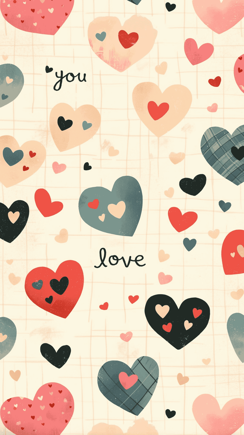 Heart 396 original repeating artwork