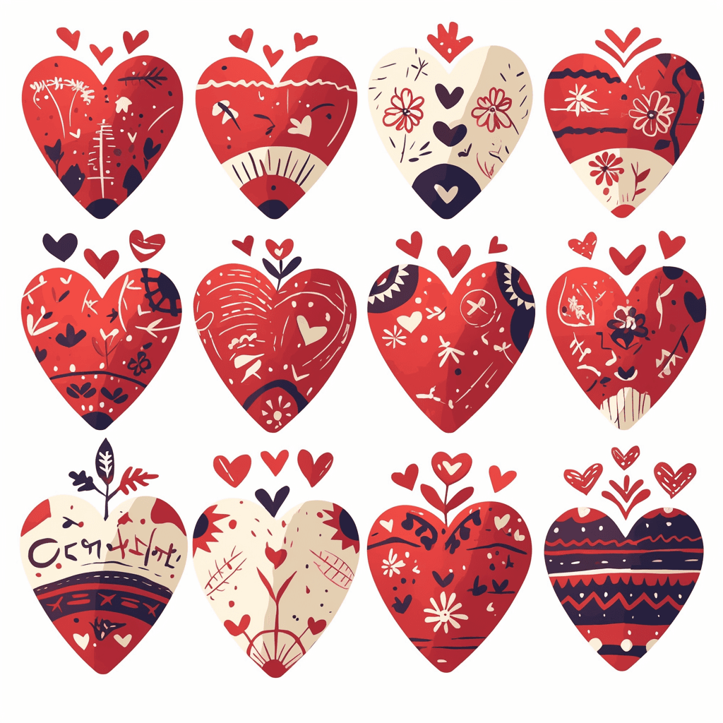 Heart 251 original repeating artwork