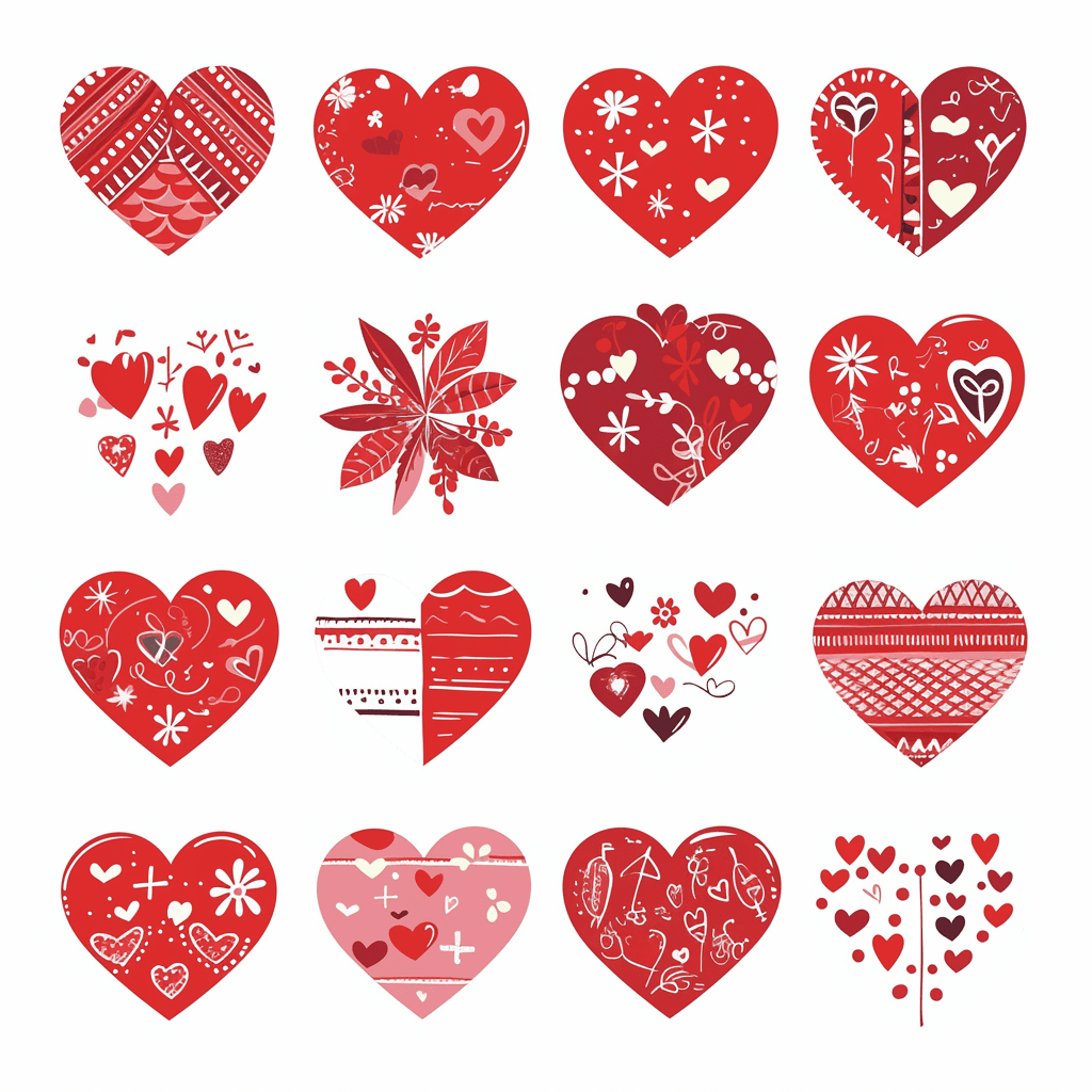 Heart 434 original repeating artwork